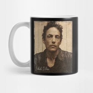 Vintage Jakob Dylan 80s Fan Art Mug